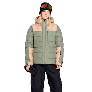 Bunda na snowboard Volcom Wms Puffleup Jacket lichen green 2025