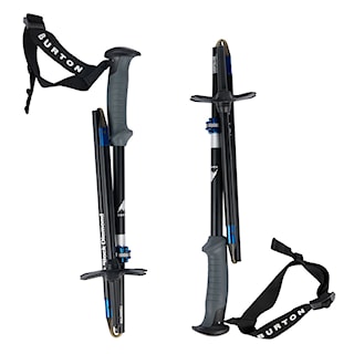 Teleskopické palice Burton BD Compactor Pole black/blue 2025