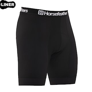 Cyklistická vložka Horsefeathers Liner Shorts black 2026