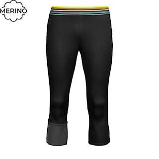 ¾ kalesony ORTOVOX Fleece Light Short Pants black raven 2026