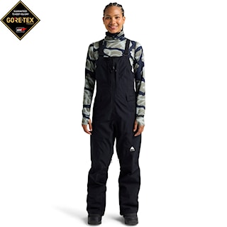 Spodnie snowboardowe Burton Wms GORE-TEX Reserve 2L Bib true black 2026