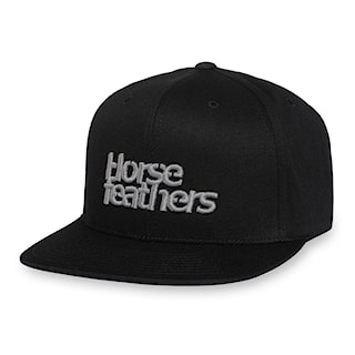 Czapka z daszkiem Horsefeathers Rise black 2025