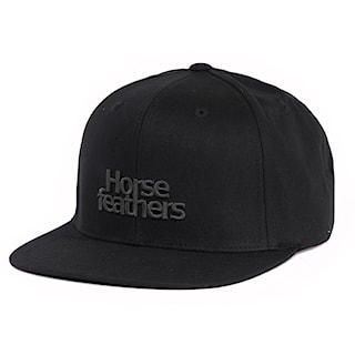 Czapka z daszkiem Horsefeathers Sammy all black 2026