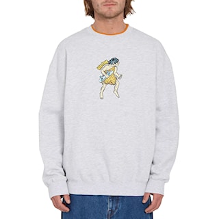 Mikina Volcom FA Todd Bratrud Crew heather grey 2023