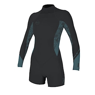 Neoprén O'Neill Wms Bahia 2/1 Back Zip L/S Spring tempered steel/surf abstract 2026