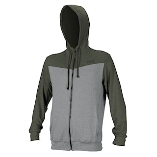Bluza techniczna na wakeboard O'Neill Blueprint Full Zip Sun Hoodie overcast/ghost green 2021