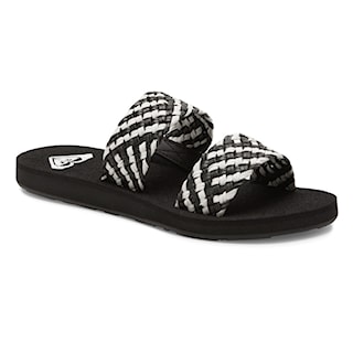 Pantofle Roxy Porto Slide II black/white 2024