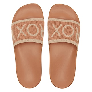 Klapki Roxy Slippy Knit wheat/turkish coffee 2025