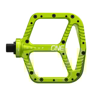 Pedały OneUp Flat Pedal Aluminium green