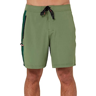 Plavky Follow Water Boardie olive 2025