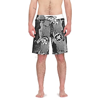Plavky Volcom Lido Iconic Mod 19 black white 2024