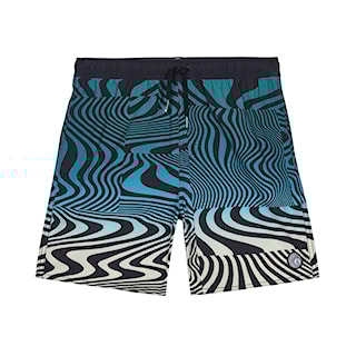 Plavky Volcom Lido Print Trunk Youth rifle green 2026