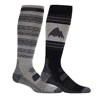 Podkolienky Burton Performance Lightweight 2Pk true black 2026