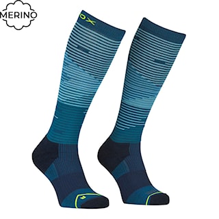 Podkolienky ORTOVOX All Mountain Long petrol blue 2026