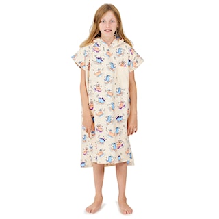 Poncho After After Kids dino peach