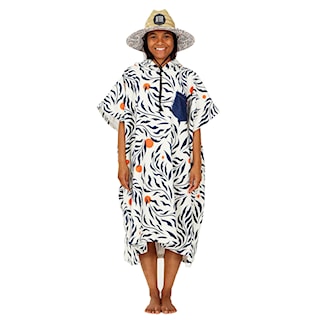 Ponczo After Spring feather leaves