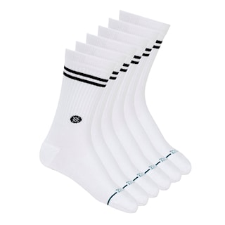Ponožky Stance Core Crew 6 Pack white