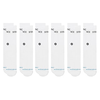 Skarpetki Stance Origin Quarter 6 Pack white