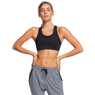 Fitness podprsenka Roxy Run To Me true black 2021