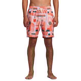 Plavky RVCA Jesse Brown Elastic Short fiesta 2023