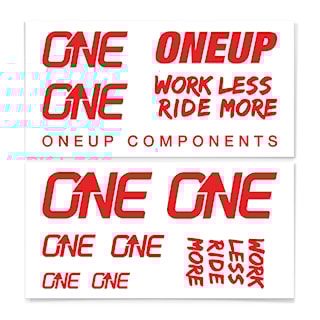 Naklejki OneUp Decal Kit Handlebar red