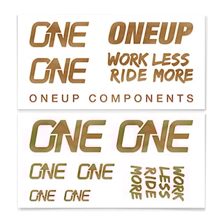 Naklejki OneUp Decal Kit Handlebar matte bronze (sram)