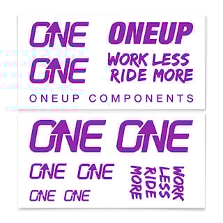 Naklejki OneUp Decal Kit Handlebar purple