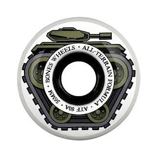 Skateboard kolieska Bones ATF All Tank All Terrain Formula 56 mm/80 A white