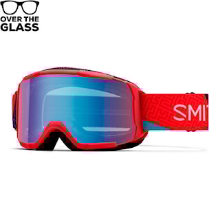 Snowboard Goggles Smith Daredevil crimson a-maze-zing | blue sensor mirror 2025