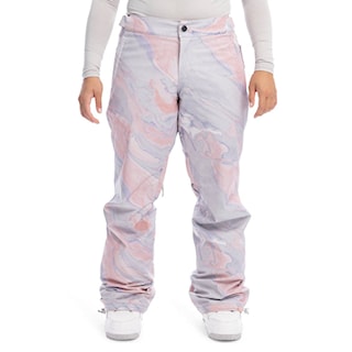 Spodnie snowboardowe Roxy Chloe Kim grey violet marble 2023