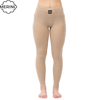 Spodky Eivy Pocket Merino Wool Rib Tights sand 2026