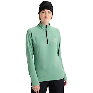 Technická mikina Burton [ak] Wms Helium Grid Fleece Qtz soft sage 2026