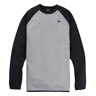 Technical Hoodie Burton Crown WPF Crew grey heather/true black 2025