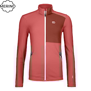 Technical Hoodie ORTOVOX Wms Fleece Jacket blush 2023