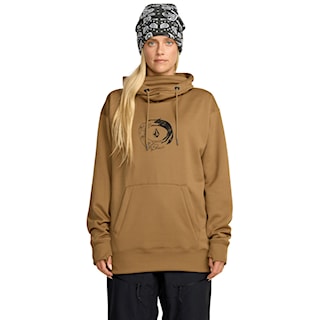 Technická mikina Volcom Women's Riding Hydro P/O bronze 2026