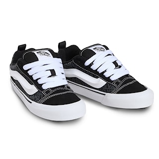 Tenisky Vans Knu Skool logo black grey 2025