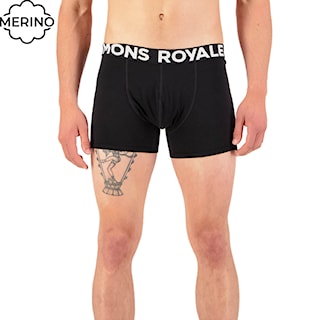 Bokserki Mons Royale Hold 'em Shorty Boxer black 2026