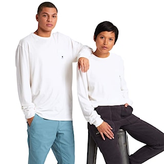 Koszulka Burton Colfax LS stout white 2024