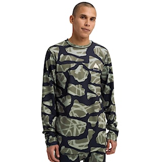 Koszulka Burton Lightweight X Crew graffiti camo 2026