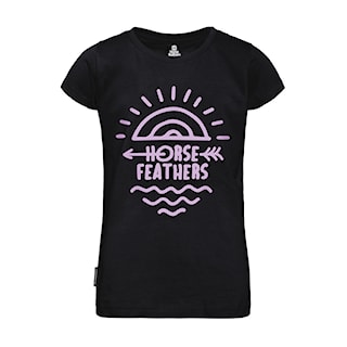 T-shirt Horsefeathers Vanja Youth black 2023