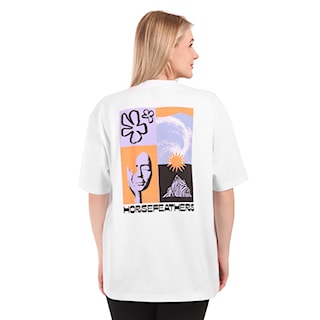 Tričko Horsefeathers Venus white 2026