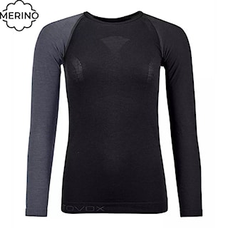 Tričko ORTOVOX Wms 120 Comp. Light Long Sleeve black raven 2026