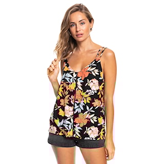 Podkoszulek Roxy Got To Be Real anthracite island vibes 2022