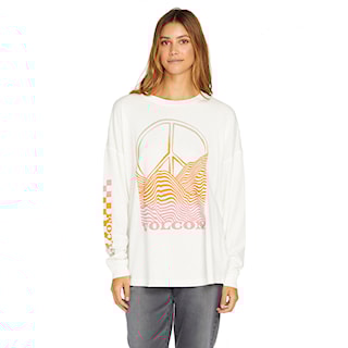 Tričko Volcom Wms Werking Doubles Ls star white 2023