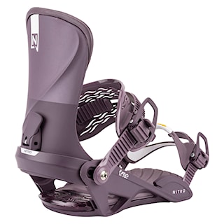 Snowboard Binding Nitro Fate plum 2026