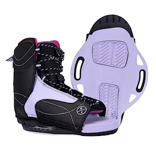 Wiązanie wakeboardowe Hyperlite Jinx black/purple 2025