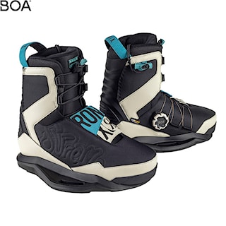 Vázání na wakeboard Ronix Supreme BOA off white 2026