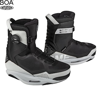 Vázání na wakeboard Ronix Supreme BOA dove grey/black 2025
