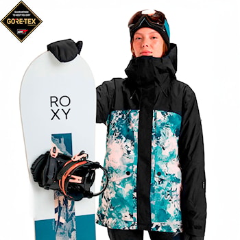 oblečení na snowboard roxy Bunda na snowboard Roxy Gore-Tex Glade Jacket sea pine dreamy picture
