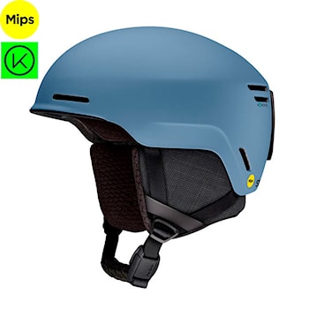 smith code helmet matte petrol Mips Ski & Snowboard in Mist adjustable fitting with just a turn of the dial Smith Method MIPS Helmet
